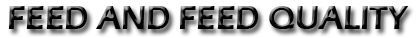 Feed and Feed Quality